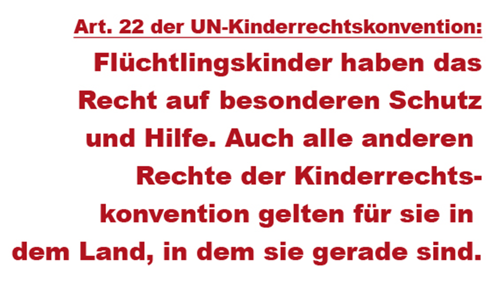 ARTIKEL 22 - PROJEKT FÜR KINDERRECHTE